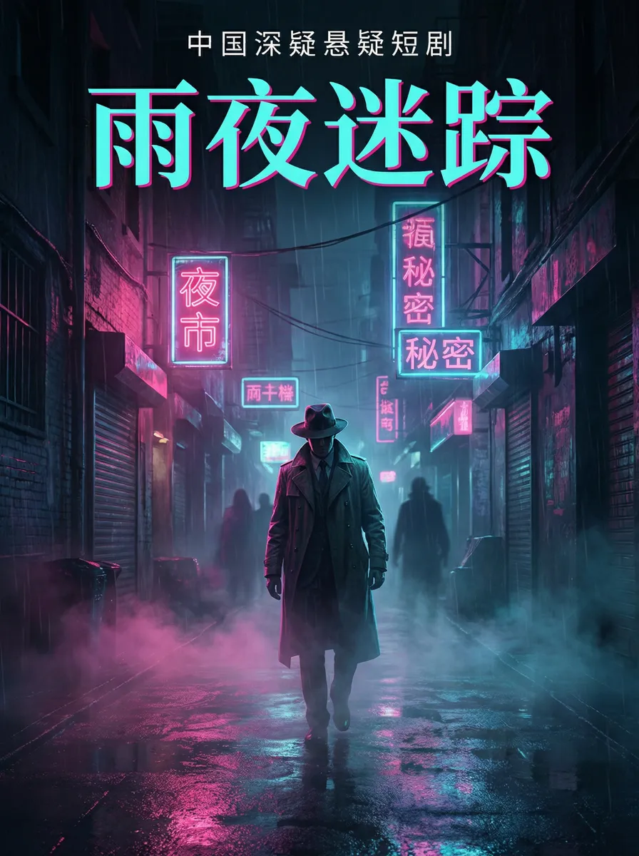 住在我隔壁的甲方 悬疑追踪短剧 - 雨夜迷踪海报